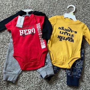 3 month Carters matching sets for infant